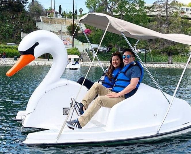 Swan boat from Wheel Fun Rentals
