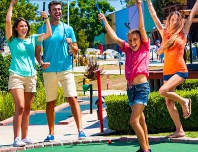 Como mini golf by wheel fun rentals